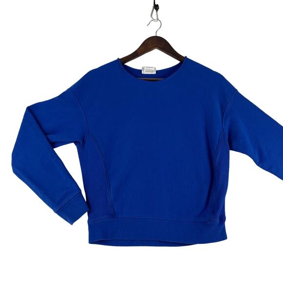 Champion Reverse Weave Women's SZ SM Blue Sweatshirt EUC - Picture 1 of 9
